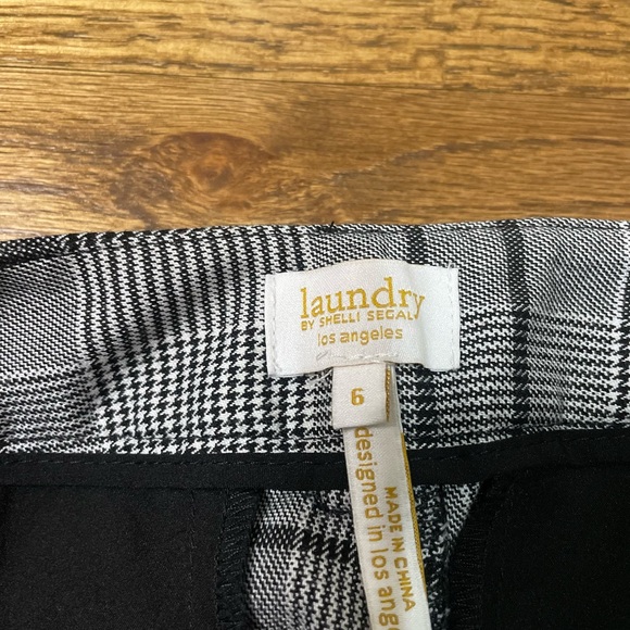 Laundry By Shelli Segal Gray Plaid Skinny Pants - Picture 12 of 12